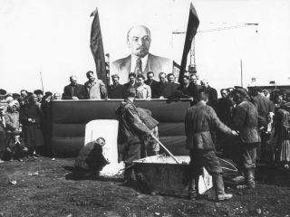 Закладка памятника В.И. Ленину в г.Кумертау